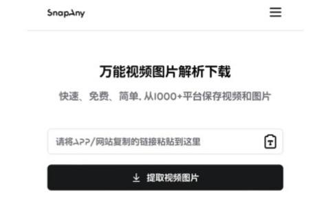 Snapnay，一个万能视频图片解析下载网站