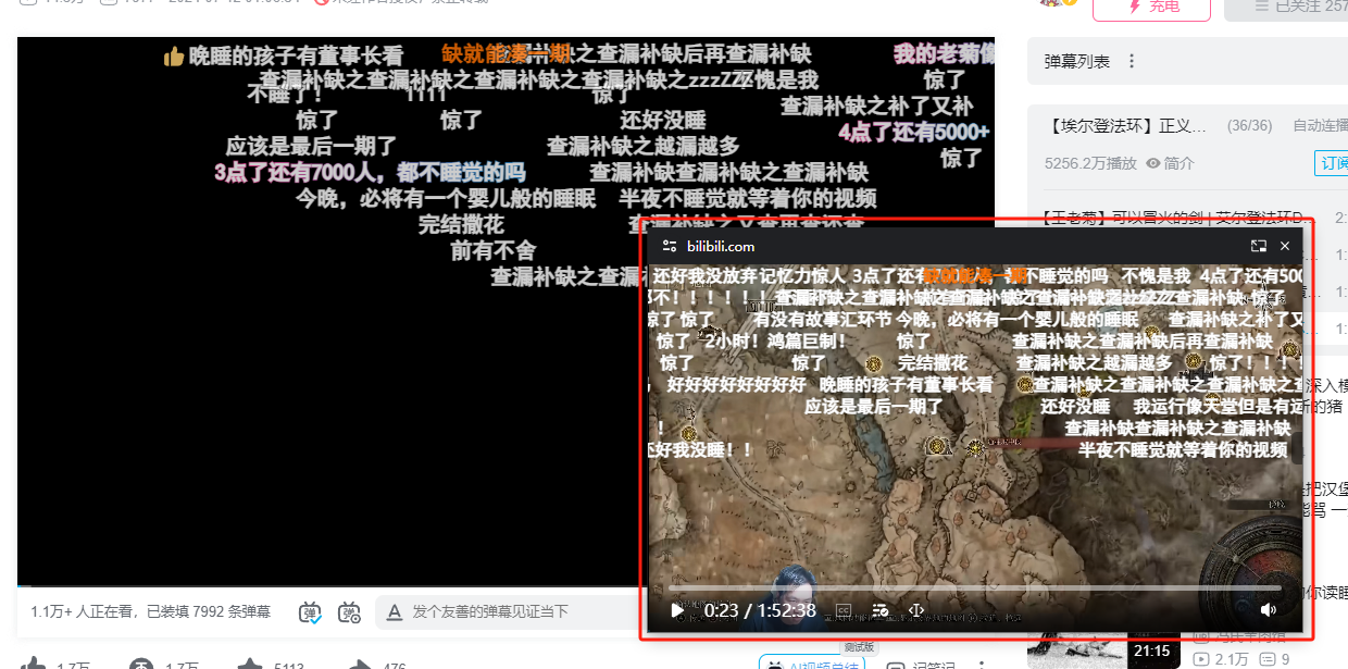 「弹幕画中画播放器」一个增强版画中画播放器浏览器插件 1 20241130090301900